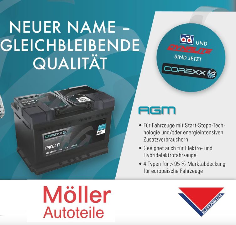 COREXX AGM Batterie