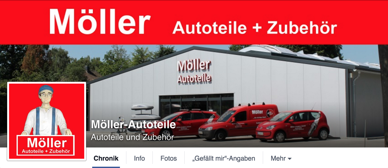 Folgen Sie uns auf Facebook! - Möller Autoteile in Bordesholm!